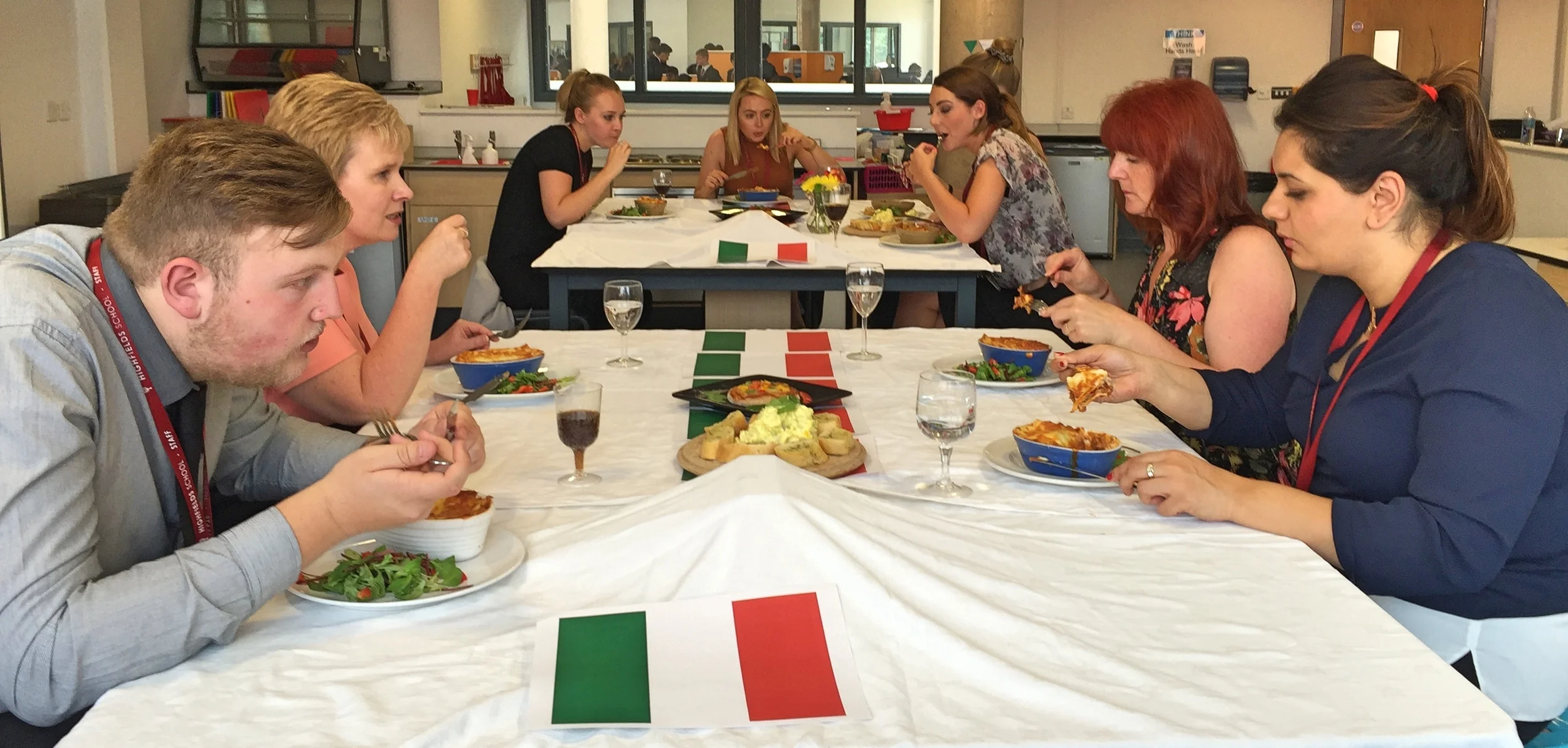 Italian feast dished up by BTEC students