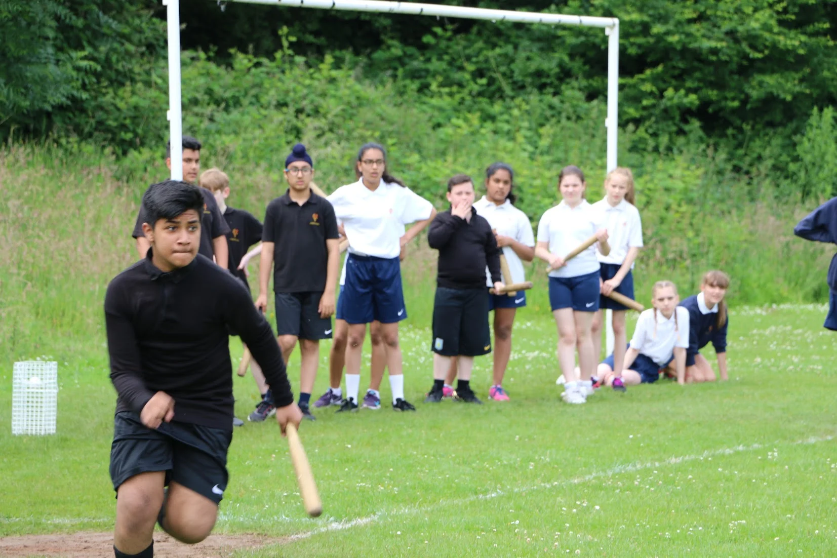 Students enjoy sports day fun