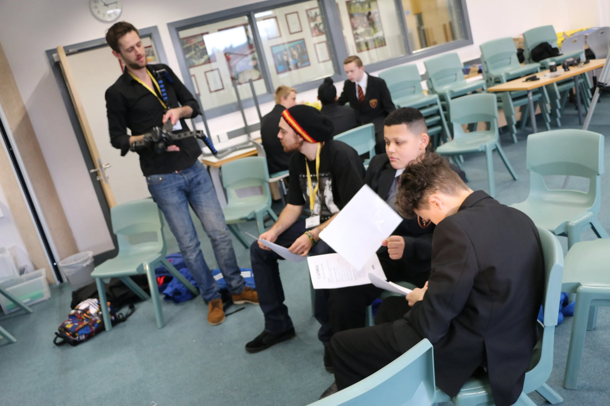 Students inspired to tell life stories for film project