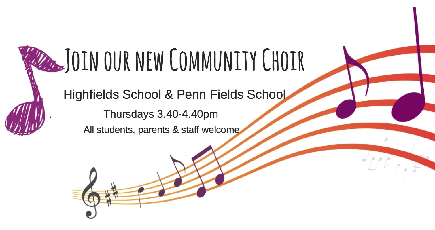New community choir launched with Penn Fields School