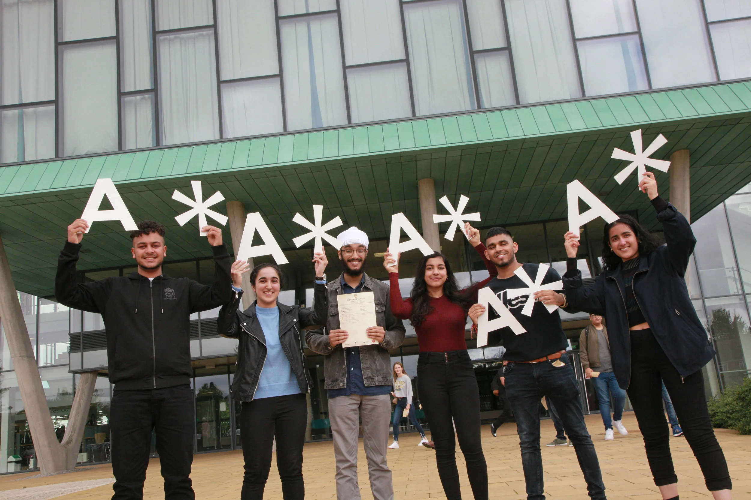 Students celebrate A-level success