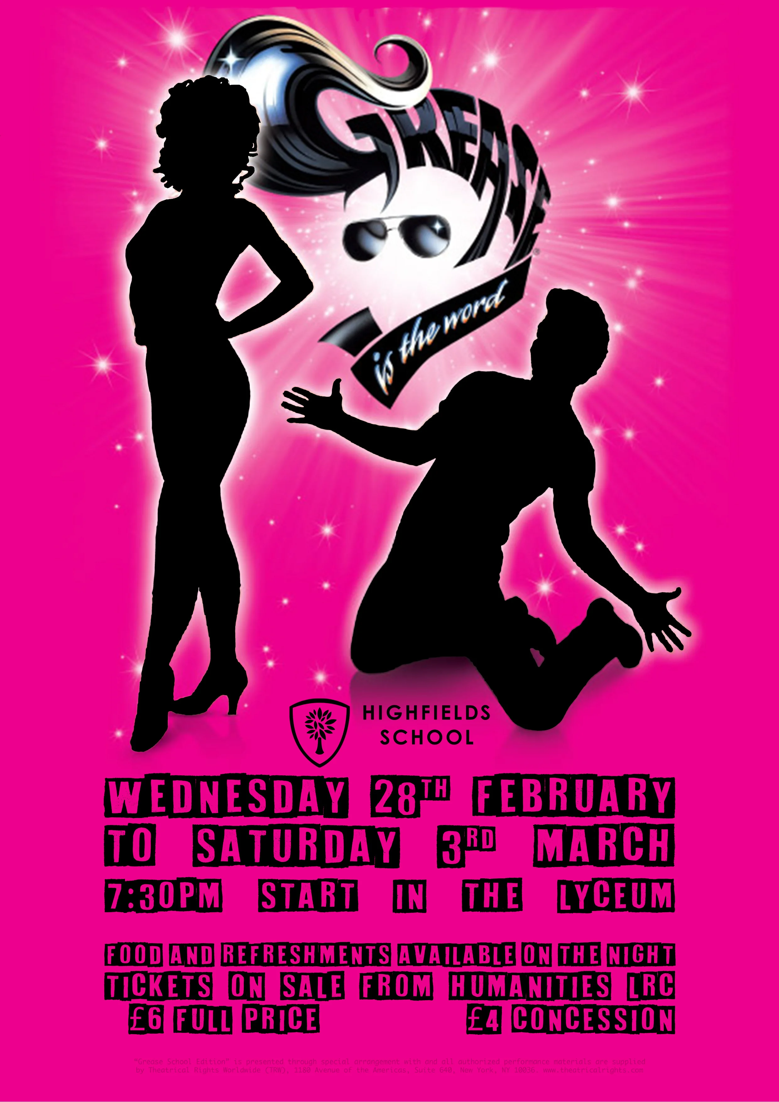 Grease Tickets On Sale Now!