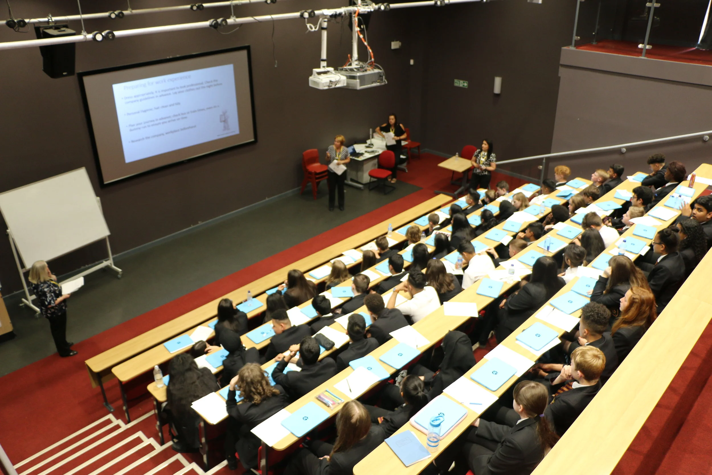 Students get to grips with apprenticeships as they look to future 