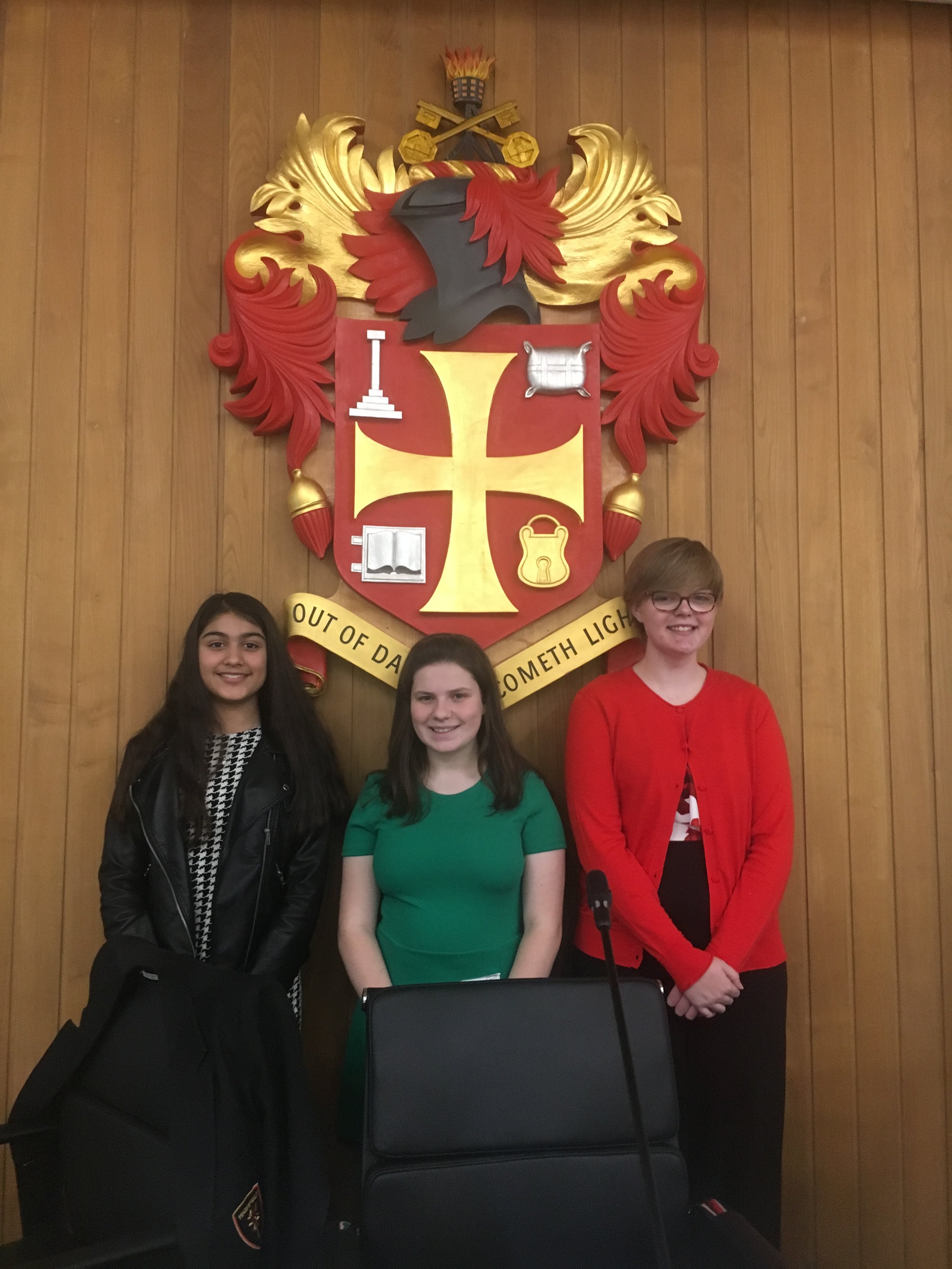 Students take their seats on Wolverhampton Youth Council