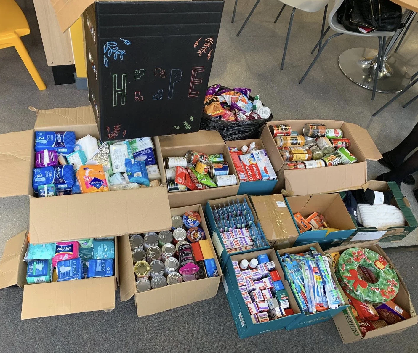 Packages donated to support city's homeless