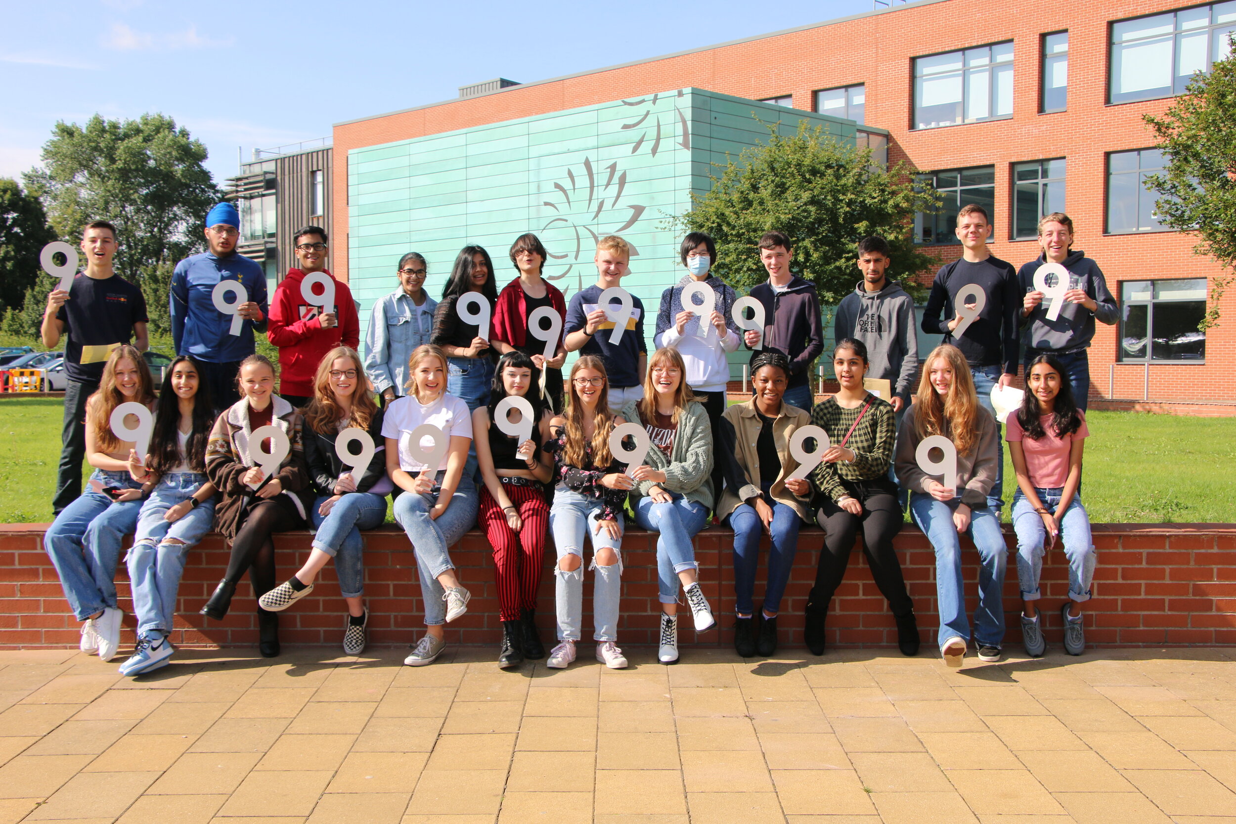 GCSE results celebrations 