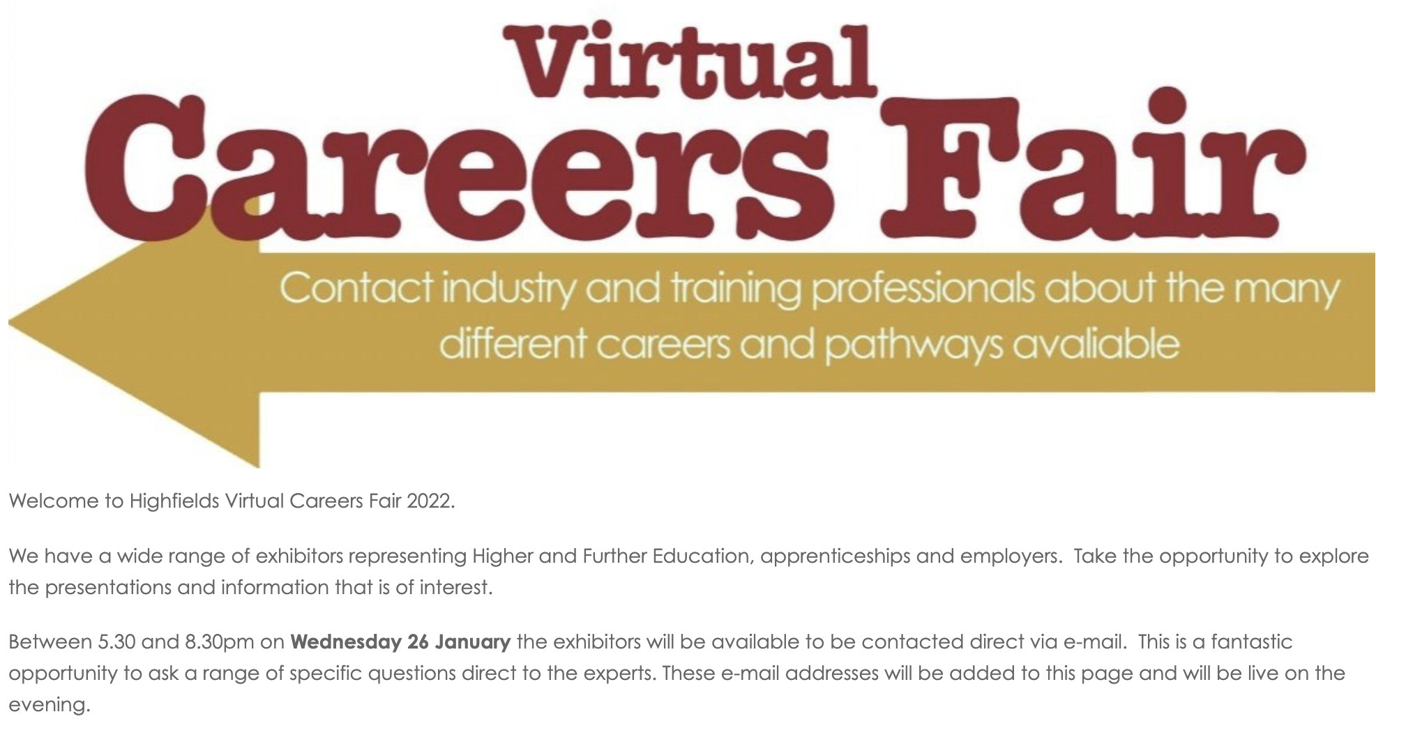 Students inspired by Virtual Careers Fair