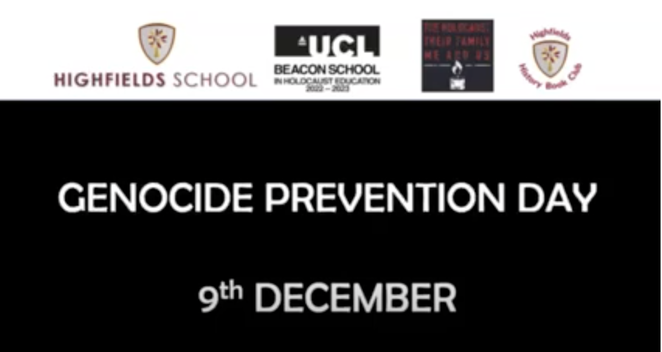 Highfields marks Genocide Prevention Day