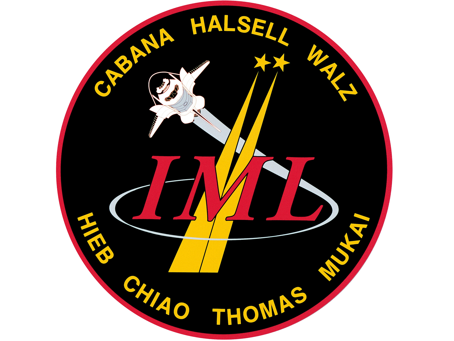  STS-65 mission patch. 