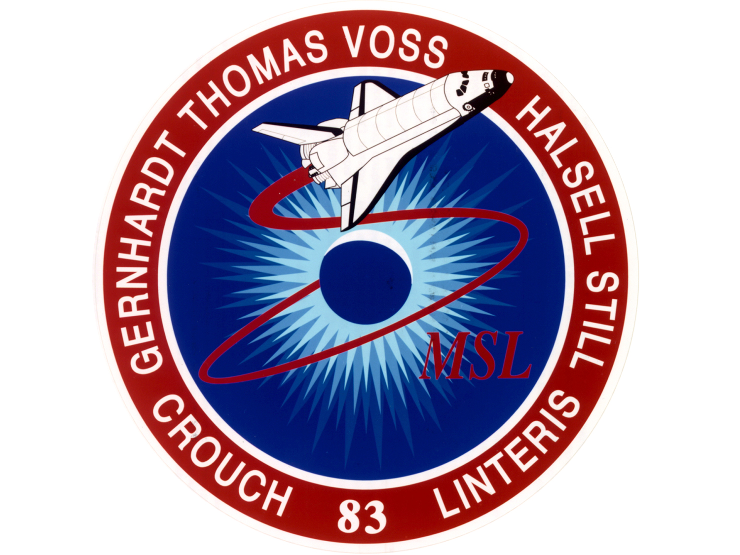  STS-83 mission patch. 