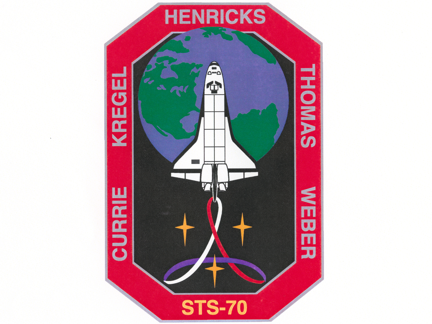  Early design of our crew mission patch. 