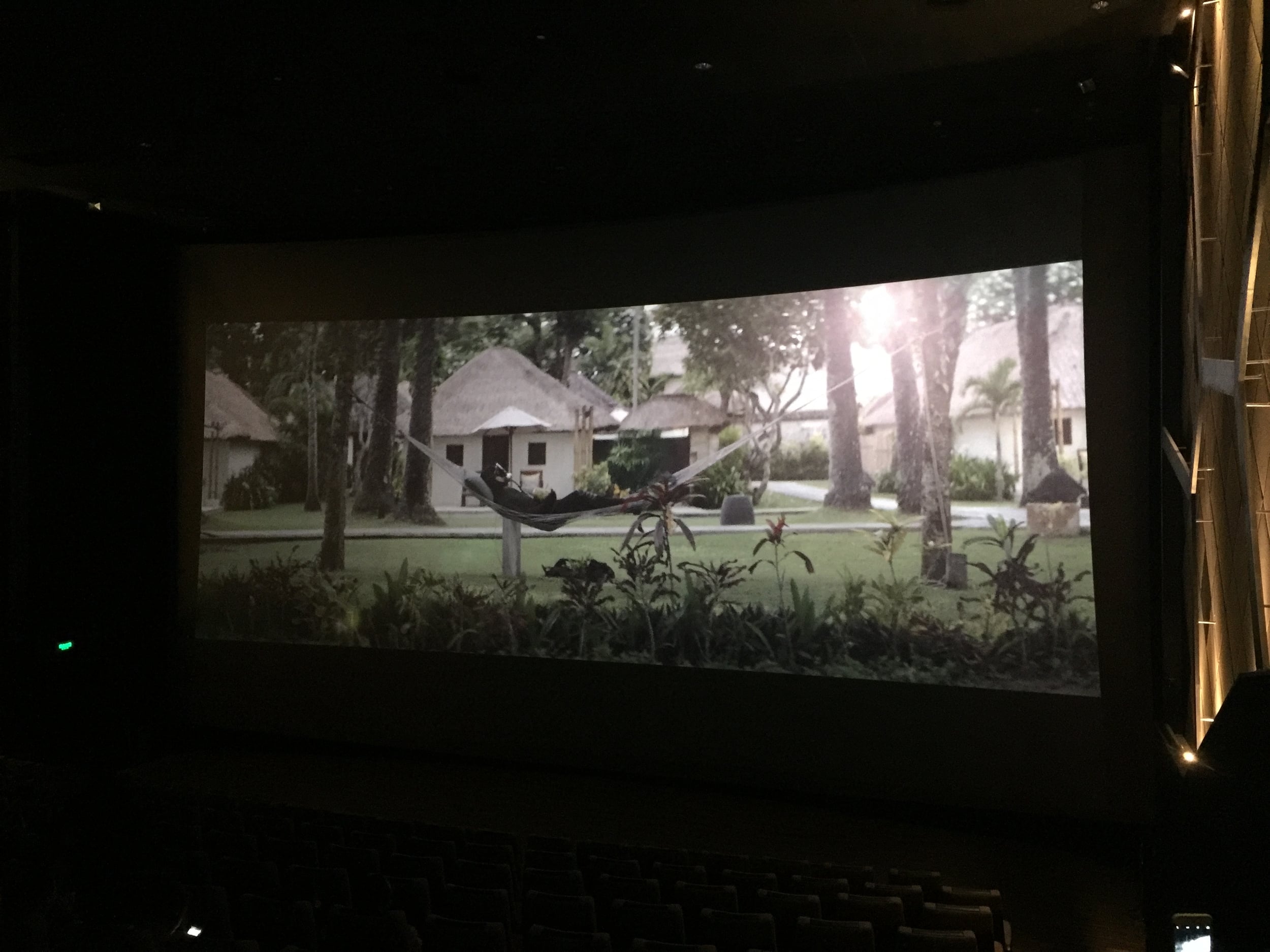 I caught the end of it just as I was walking in to see Star Wars!!