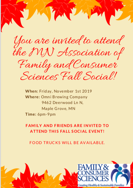 We’d love to see you at our fall social gathering!
