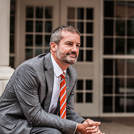 Dr. Lance Pape, looking contemplative.