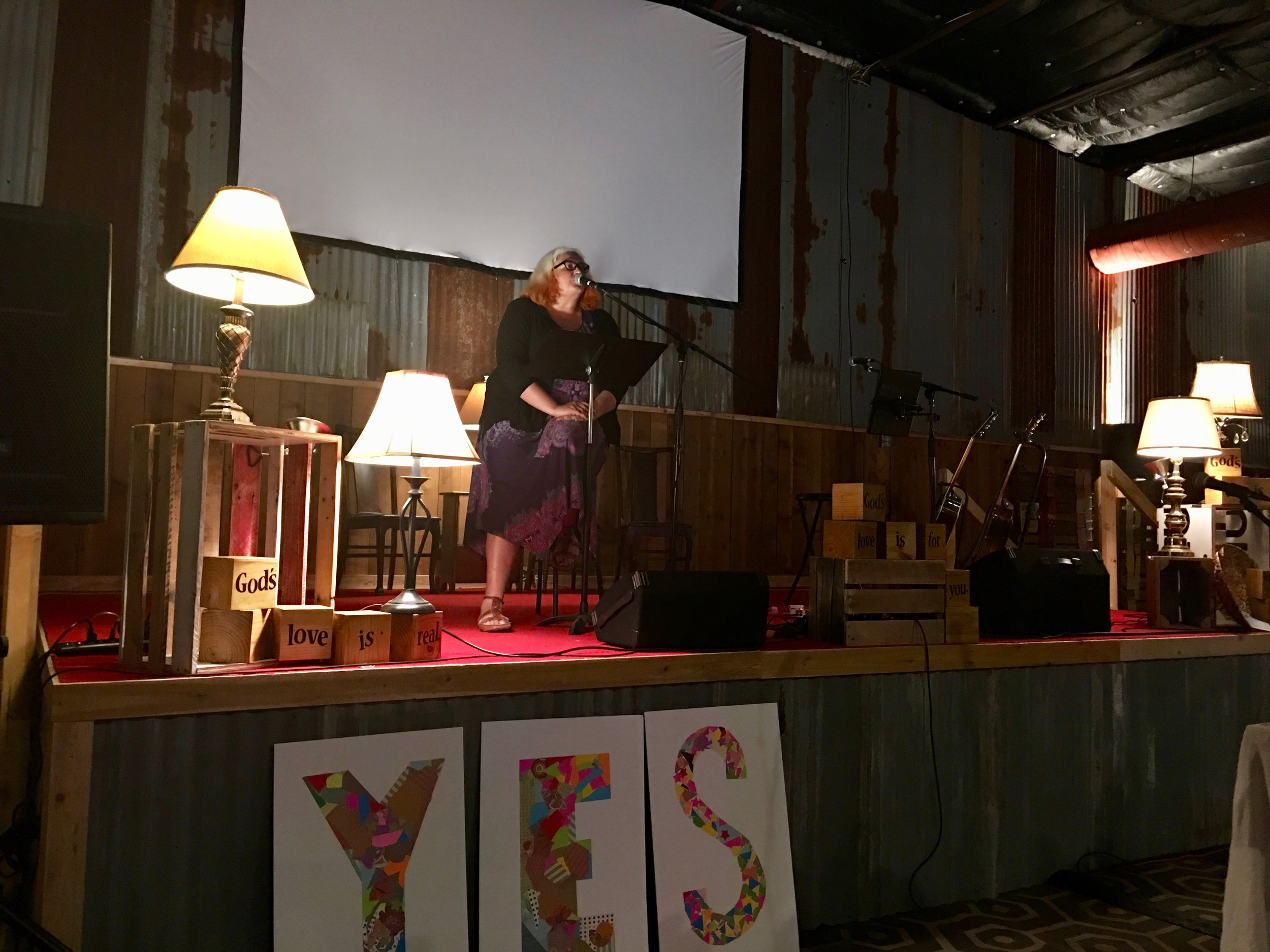 Sandhya, "And the people said 'Yes!'" 