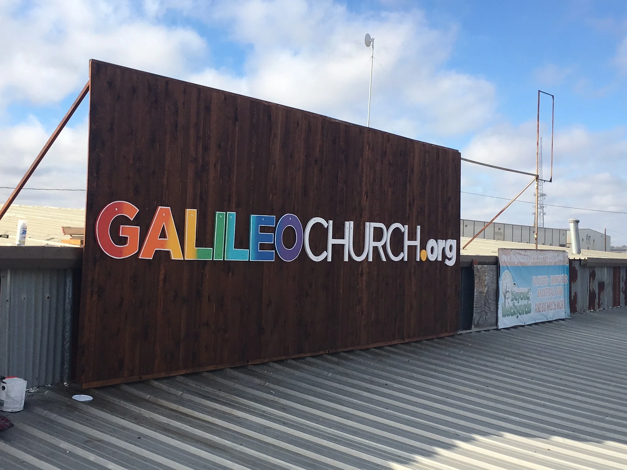 Galileo Church sign