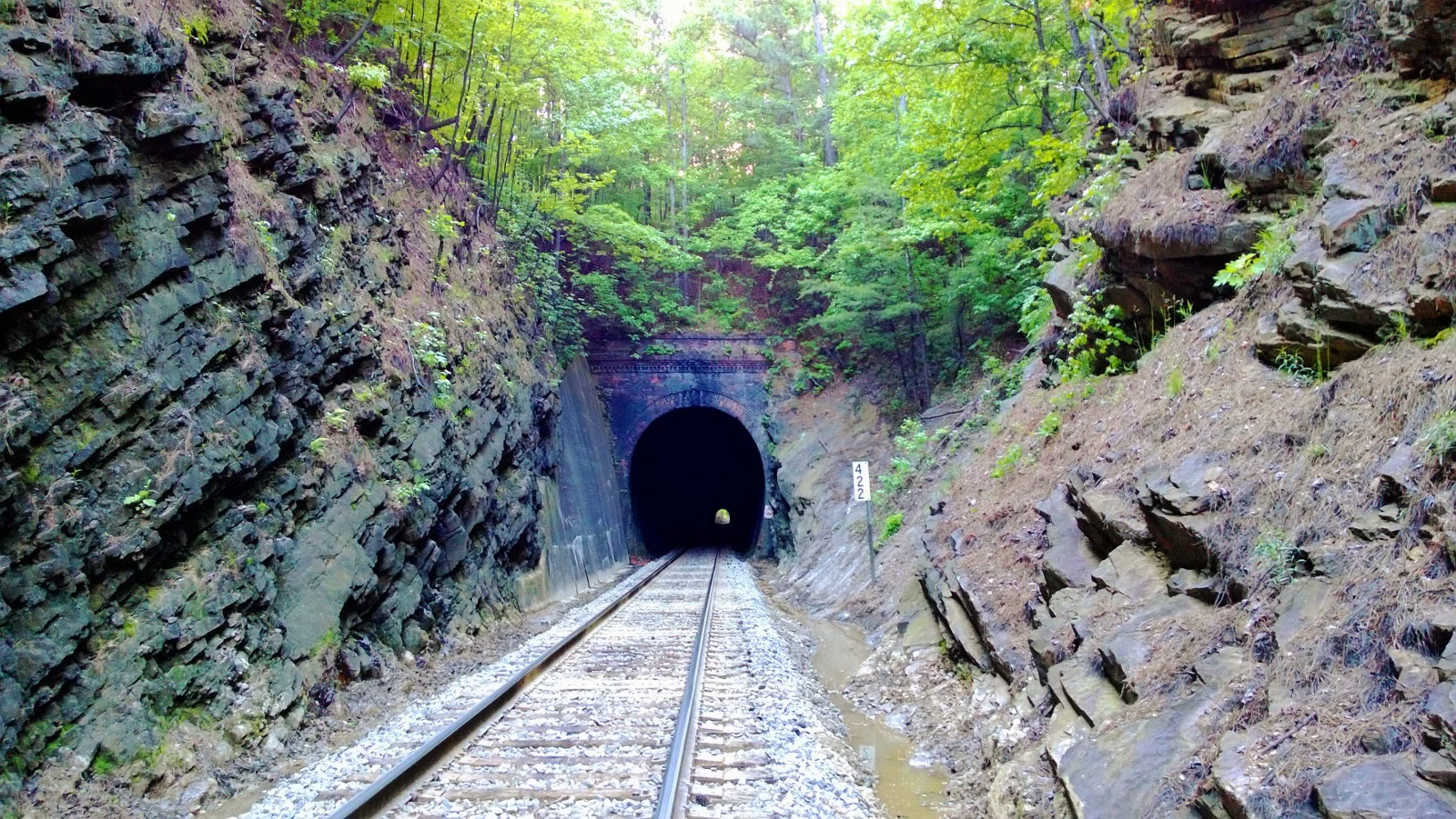 Oak Tunnel near Leeds is reportedly haunted by John Henry's ghost.
