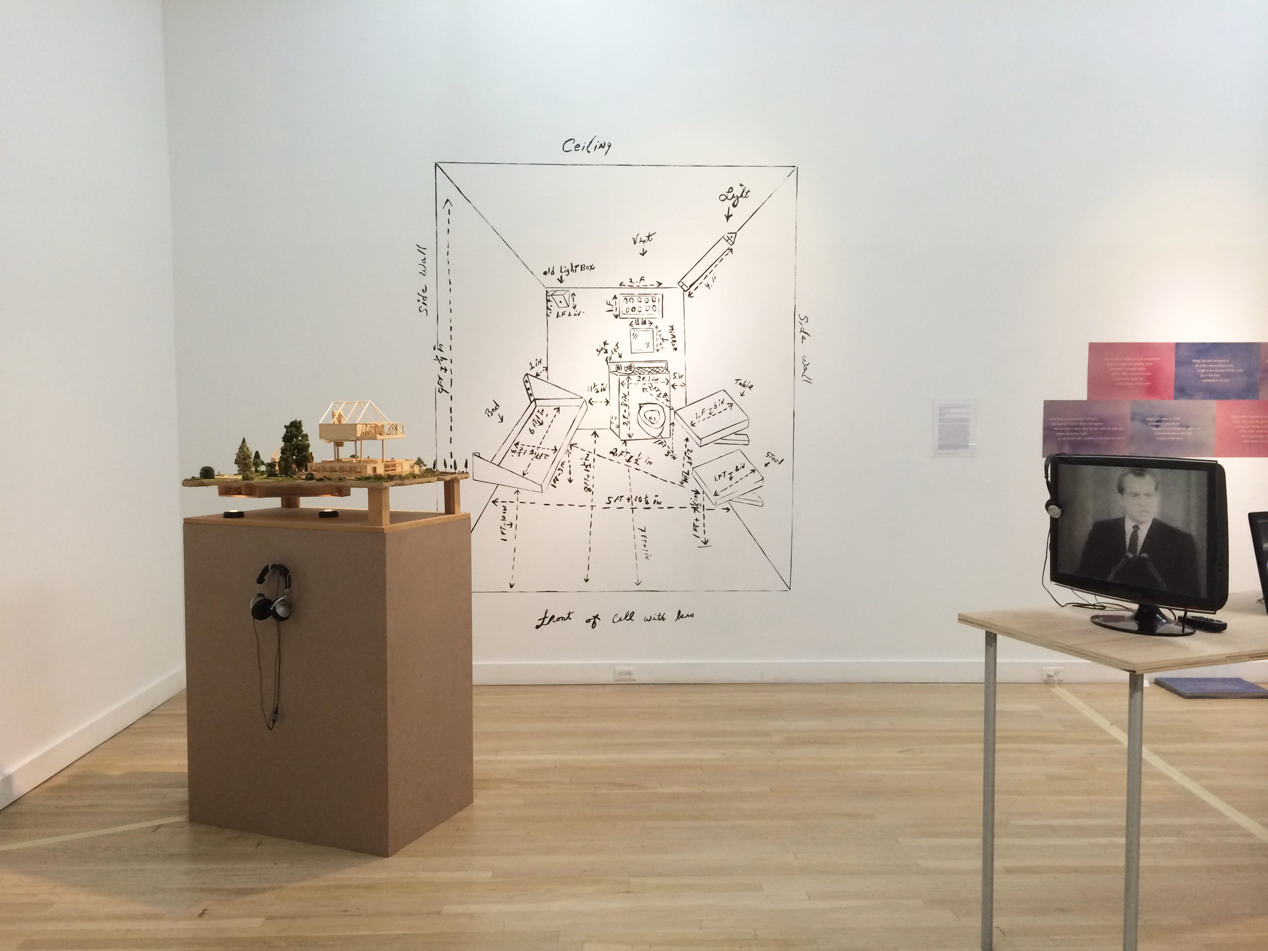 The House that Herman Built (Herman's House) 2003 – Present Wall drawing, architectural model, framed letter, audio Variable dimensions; audio: 17’45” Recording by Angad Bhalla