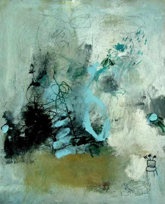 Wendy McWilliams Praying to a God that I don't believe in , 2014 Courtesy of the artist and Gathered.com Acrylic and pastel on paper 18" x 20" Retail Value: $300 Opening Bid: $100