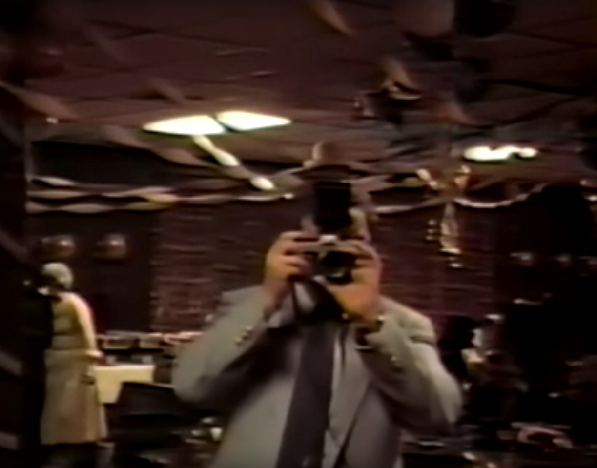Film still (1983), home movie from the artist's family archive.