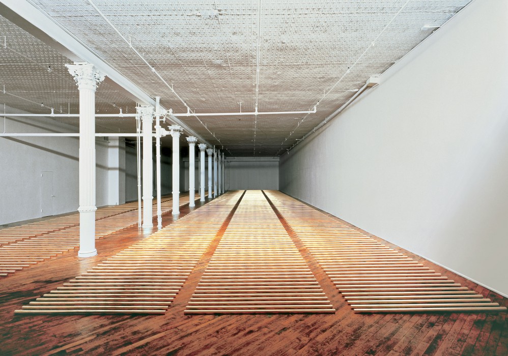 Walter De Maria, The Broken Kilometer, 1979. © The Estate of Walter De Maria.