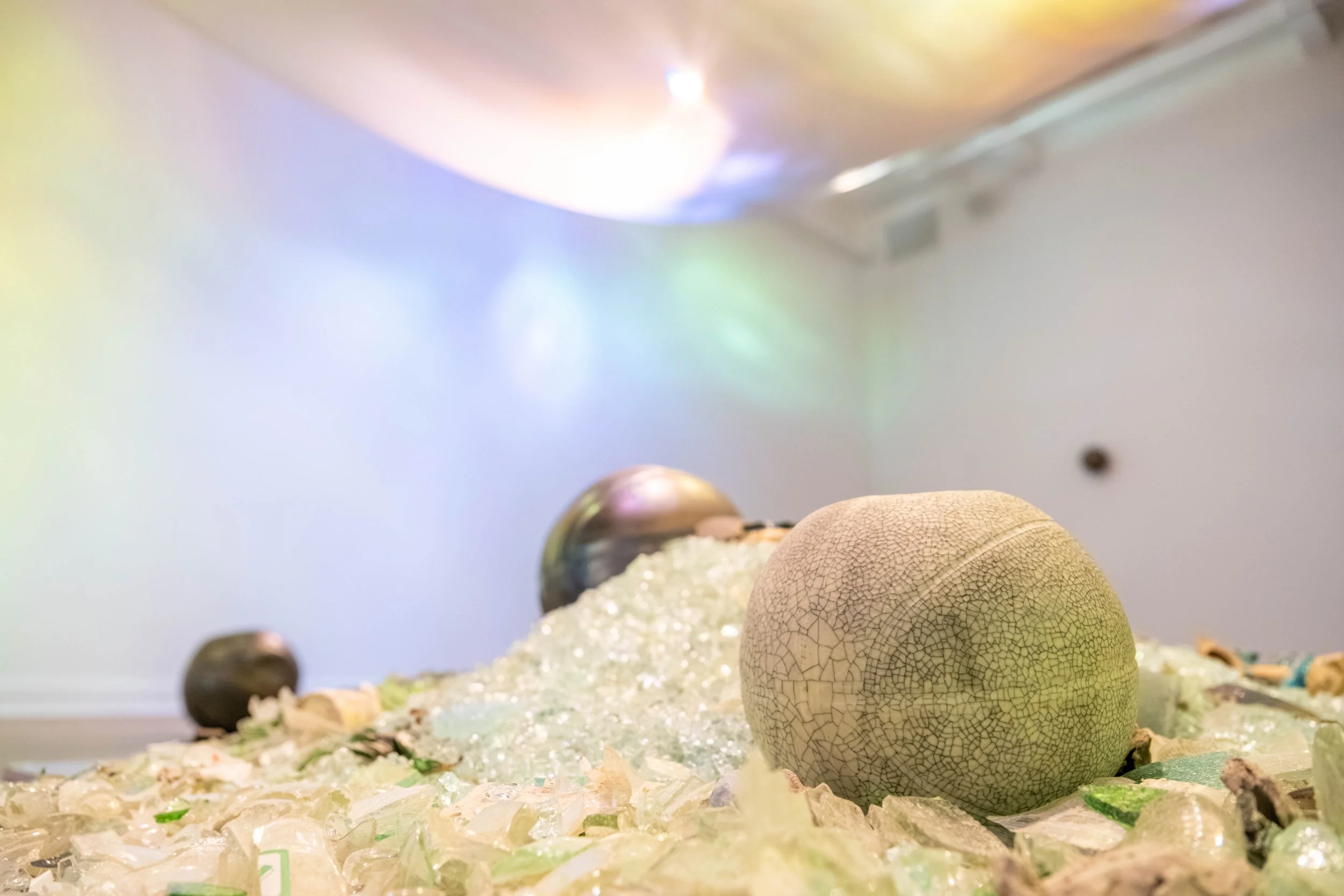 Installation view of  Boomerang  by Jairo Sosa, 2025. Photo by Leo Ng.