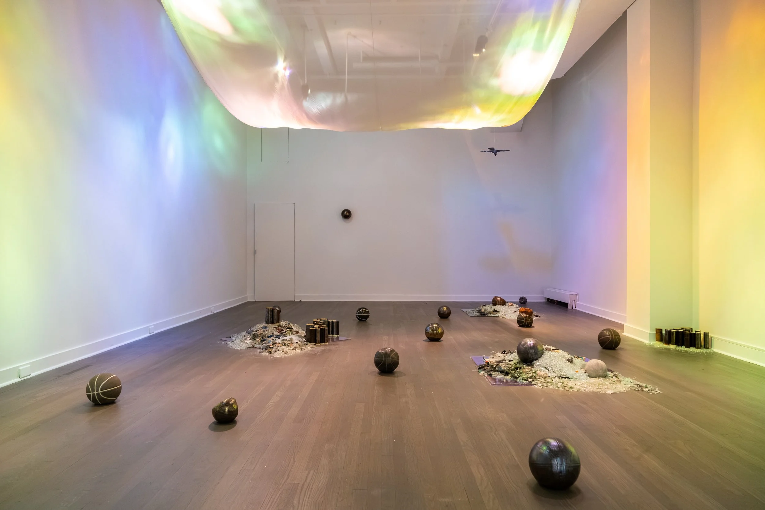 Installation view of  Boomerang  by Jairo Sosa, 2025. Photo by Leo Ng.