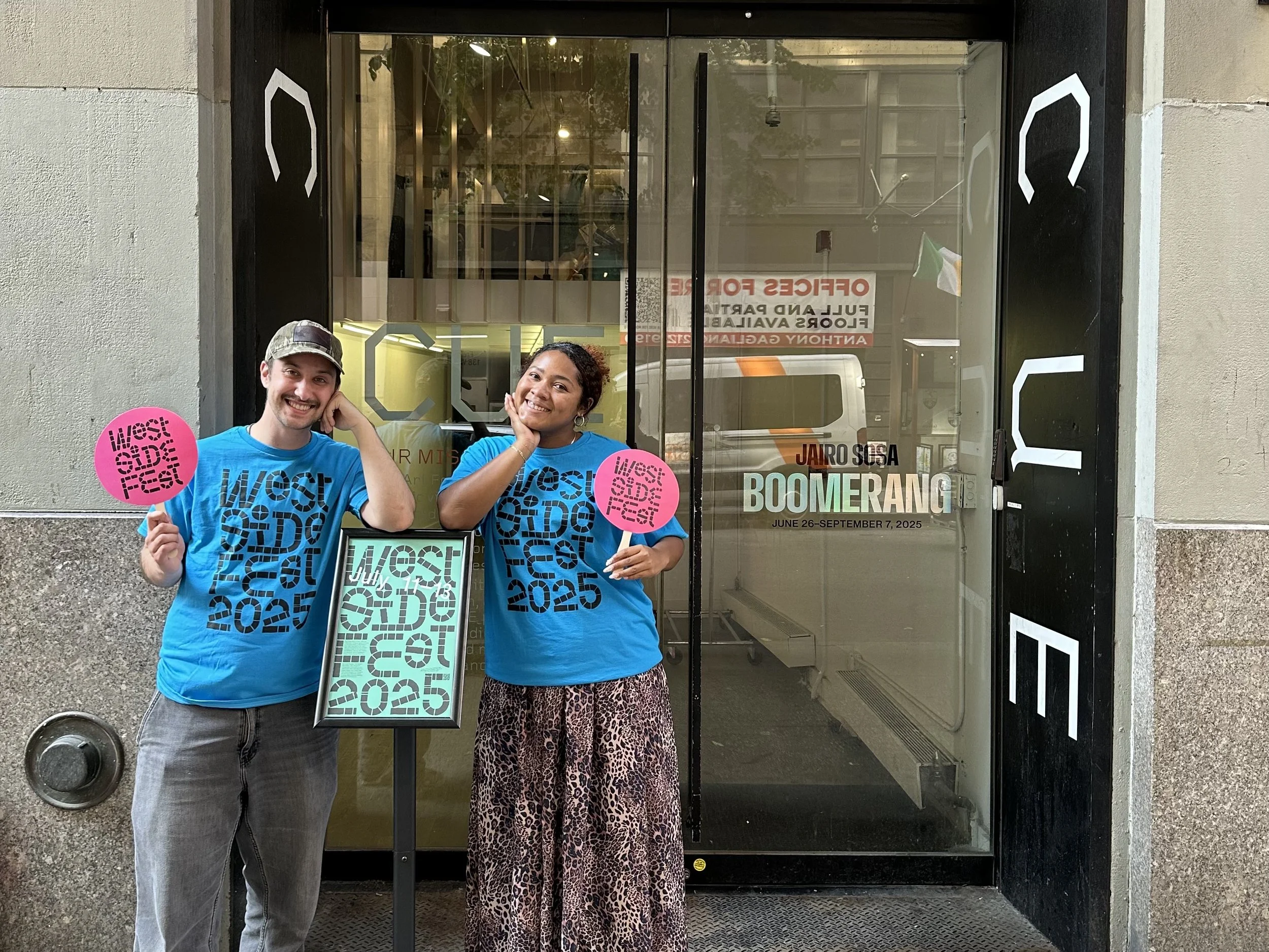 West Side Fest with Jairo Sosa. Ice cream by Paul John / @ijsmaaker. Hosted by CUE Art, 2025.