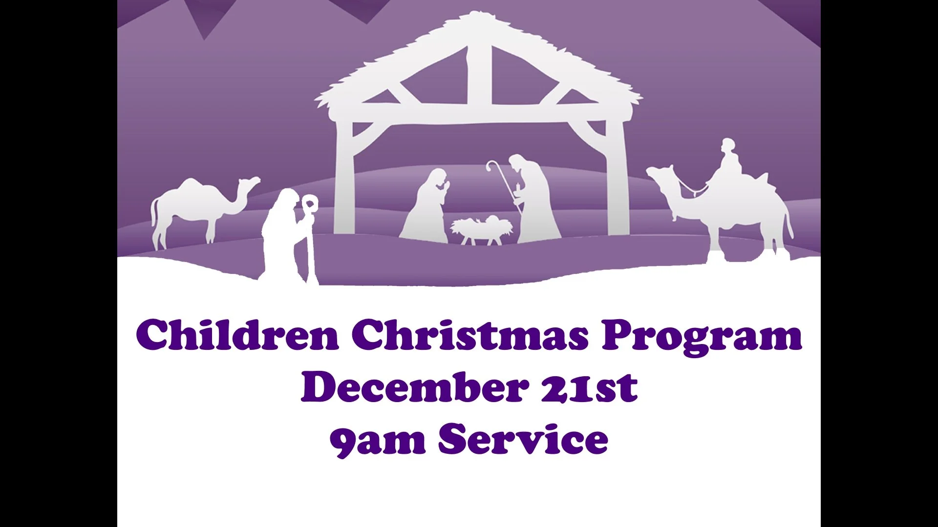 Children's Christmas Message
