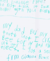 Letter to Bumblefee