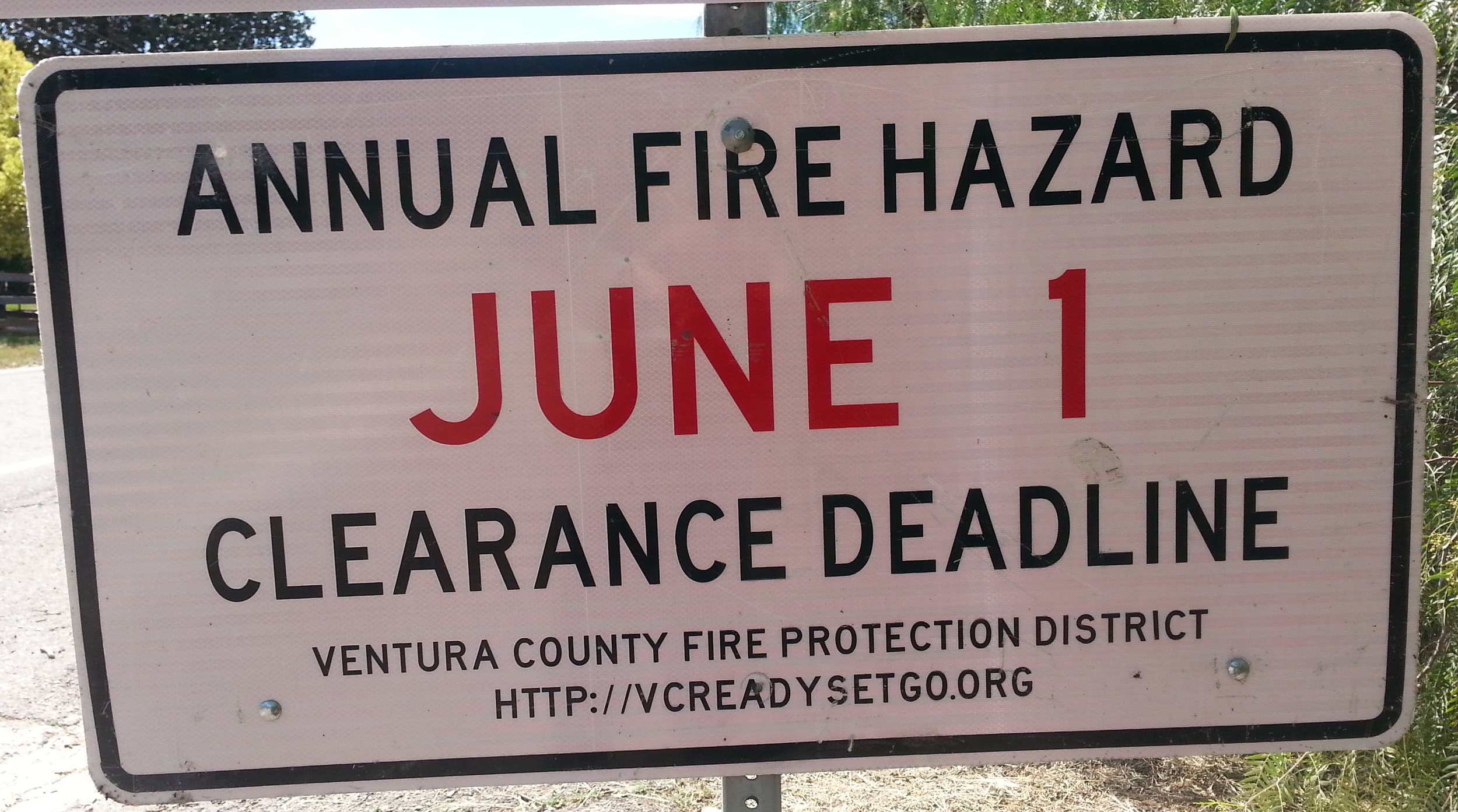 BY JUNE 1 of every year, Meher Mount must clear away brush and tall grasses at least 150 feet from every building for fire protection.