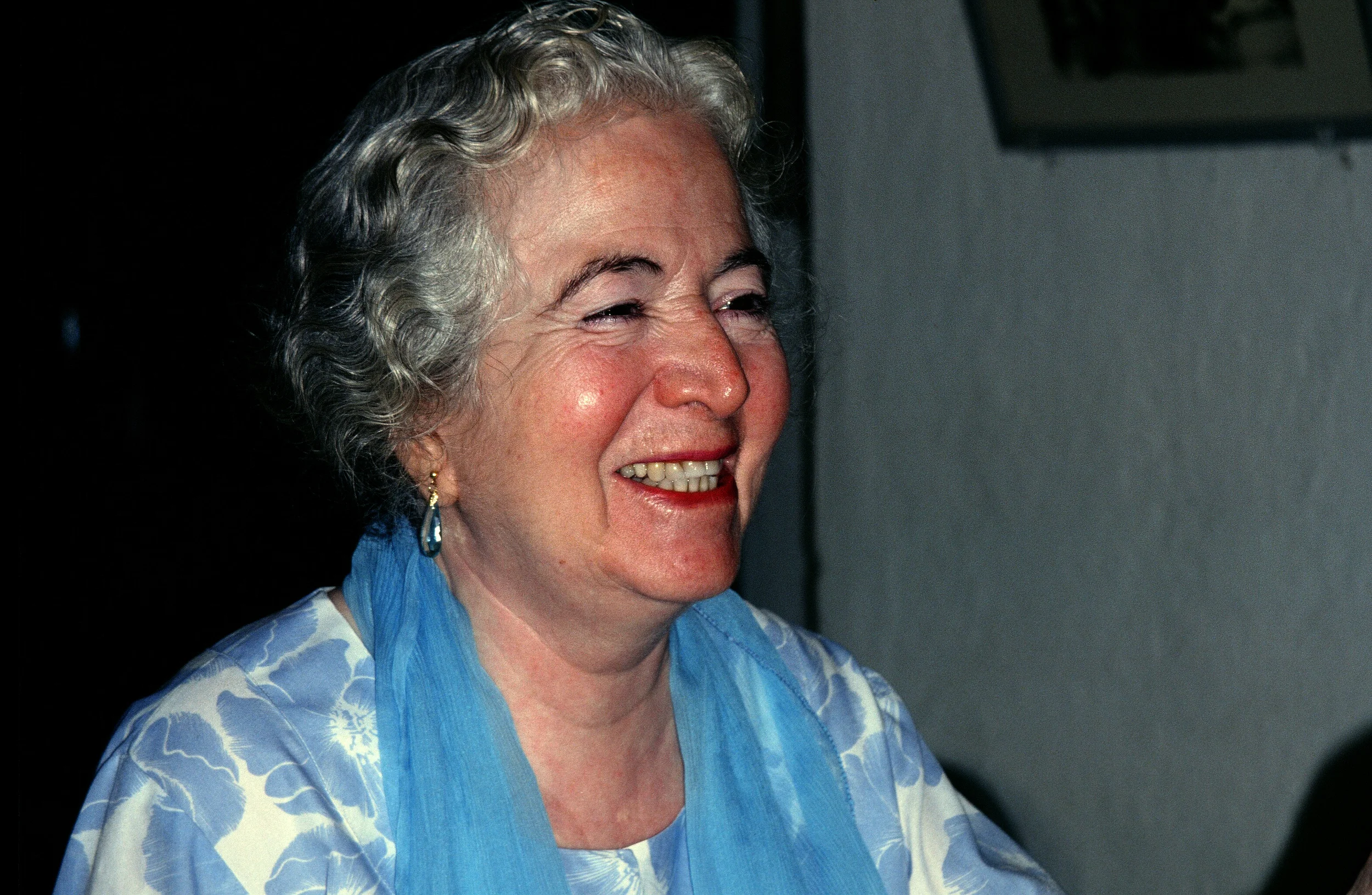 MANI S. IRANI, Avatar Meher Baba's sister, pictured here in Mandali Hall in Meherazad, India, in the early 1990s where she would tell stories of her life with Meher Baba. (Sam Ervin photo.)