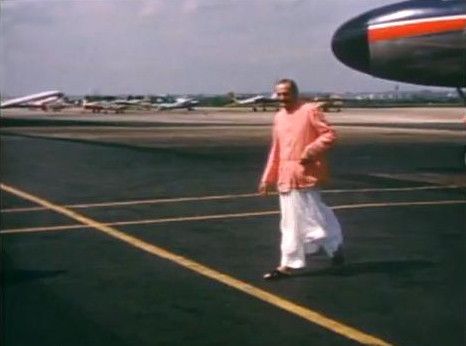 AVATAR MEHER BABA on National Airlines Flight 320, Wilmington, NC, to Washington, DC, in 1956. (Source: Meher Baba Travels)