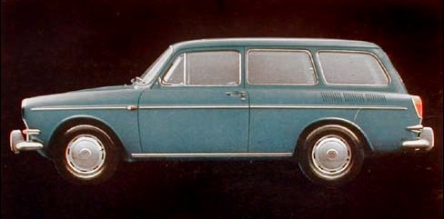 A VOLKSWAGEN STATION WAGON similar to the one Sam and Martha Aubin (then Ervin) drove to Arizona with Agnes Baron in 1972. (Photo: W orld Encyclopedia of Cars)