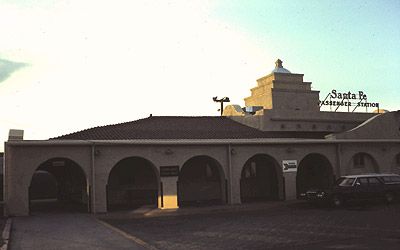 TRAIN STATION in Albuquerque, New Mexico, before it was destroyed by fire in 1993. The account of Meher Baba meeting with the Indian agent in Albuquerque was included in Jean Adriel's book Avatar , which Agnes Baron helped edit. (Photo: TrainWeb , 1972.) 