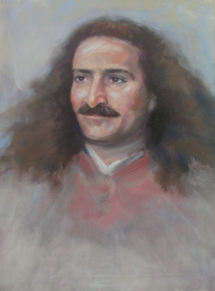 AVATAR MEHER BABA. (Painting by Charles Mills. Mills Studio .)