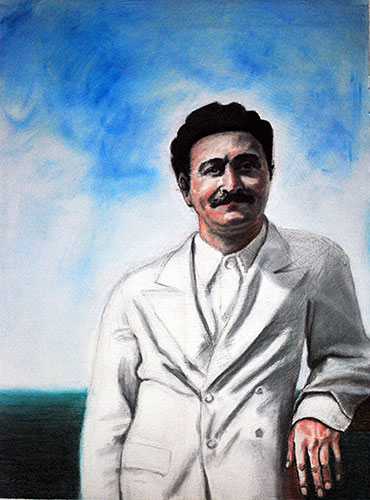 AVATAR MEHER BABA by Diana Le Page. (Source: Meher Studio)