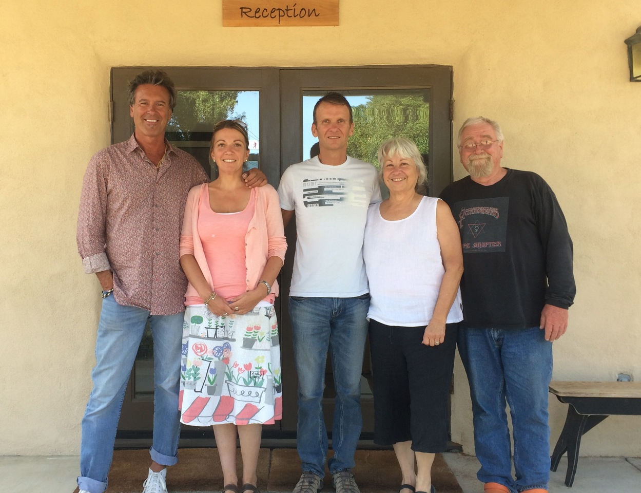 THREE SETS OF MANAGER/CARETAKERS (left to right) Ray Johnston (2002-2005, 2006-2010), Samantha and Leslie Bridger 2010-2013), Ginger and Buzz Glasky (2013-2017). (Photo: 2014)