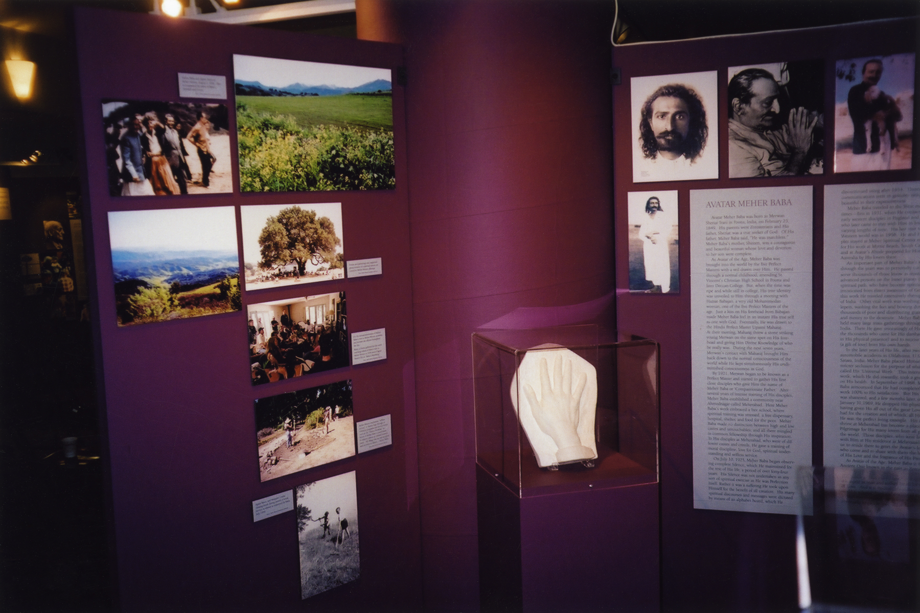 MEHER MOUNT is part of the Ojai Valley Museum exhibit the "Essence of Ojai" featuring five spiritual centers in the area. It was organized by Fred Kidder. (Photo: Ray Johnston)