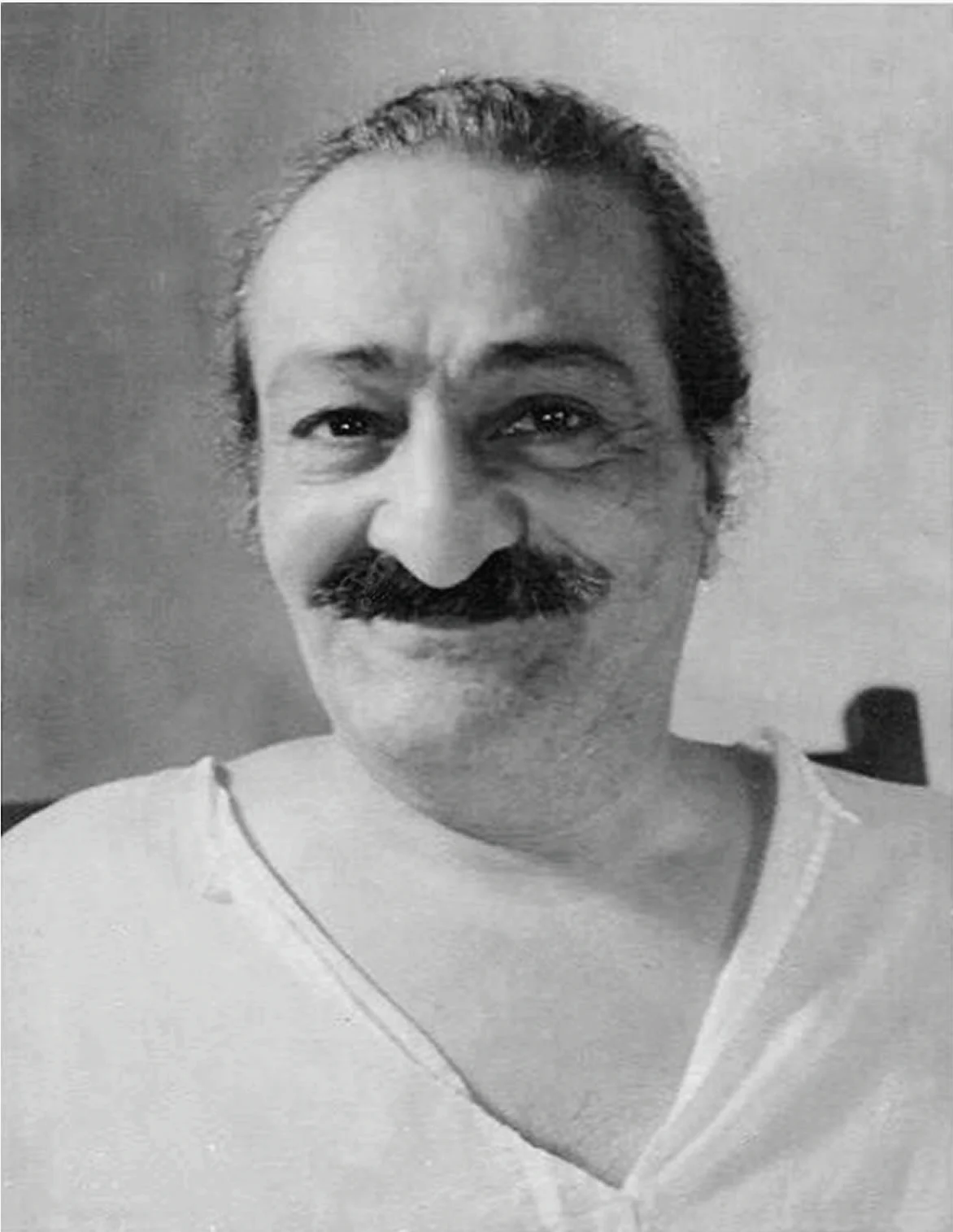 AVATAR MEHER BABA in a photo that was similiar to the one over the fireplace where Sam Ervin lived in 1968 when he looked up and said, "Okay, Baba, I give up. I'm hooked." 