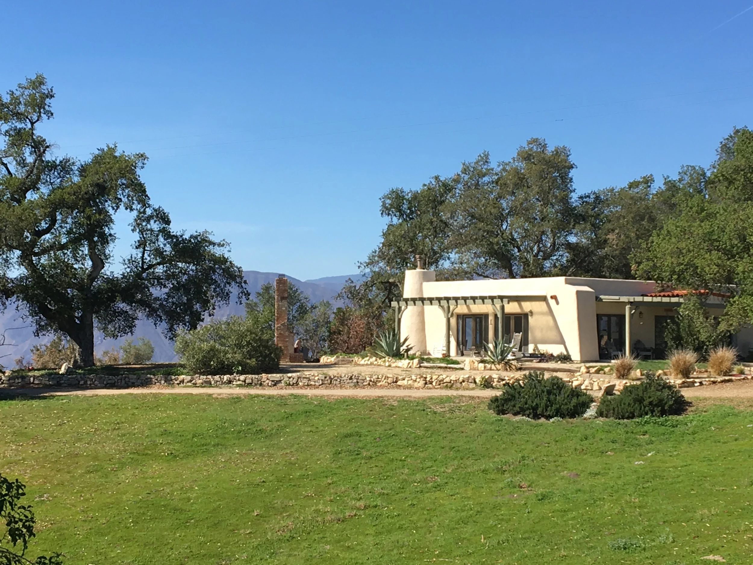 THE VIEW to the Ojai Valley is unobstructed, opening up the area by Baba's Fireplace. (Photo: Cassandra Bramucci, March 30, 2018)