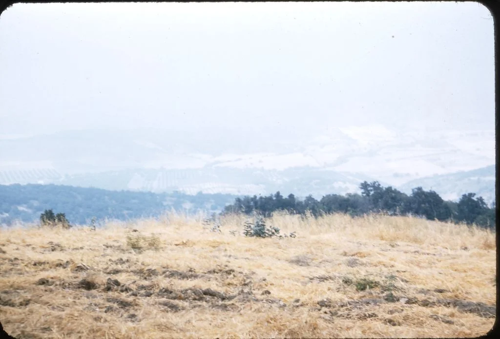 AT THE BROW of the hill at Meher Mount at what is now called Avatar’s Point which overlooks the Heritage Valley and the Pacific Ocean. (Photo: Darwin Shaw, ©Meher Nazar Publications)