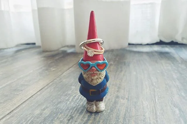 Love should be fun. 💕 Celebrating with Michelle &amp; Scott today in California! #weddingvideo #ringshot #roaminggnome #adventure