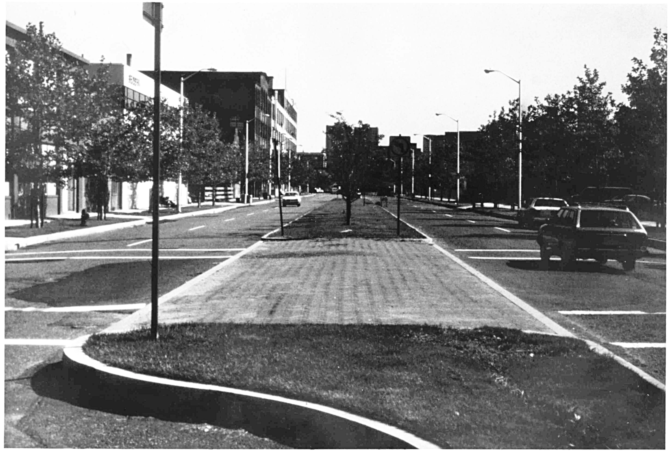Above: Early photo of then-new Binney Street @ 6th Street (CRA Archives)
