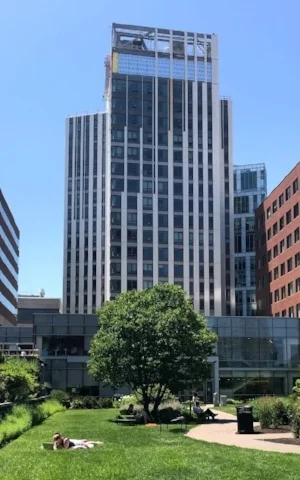 A view of Proto from the Roof Garden