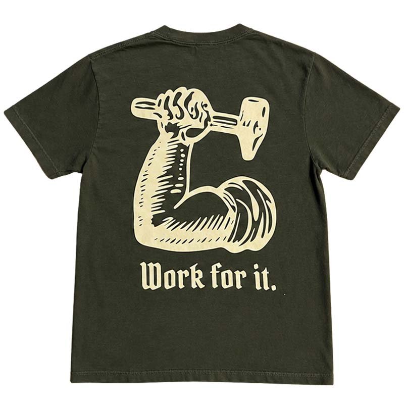 NHH Work For It Tee - Graphite