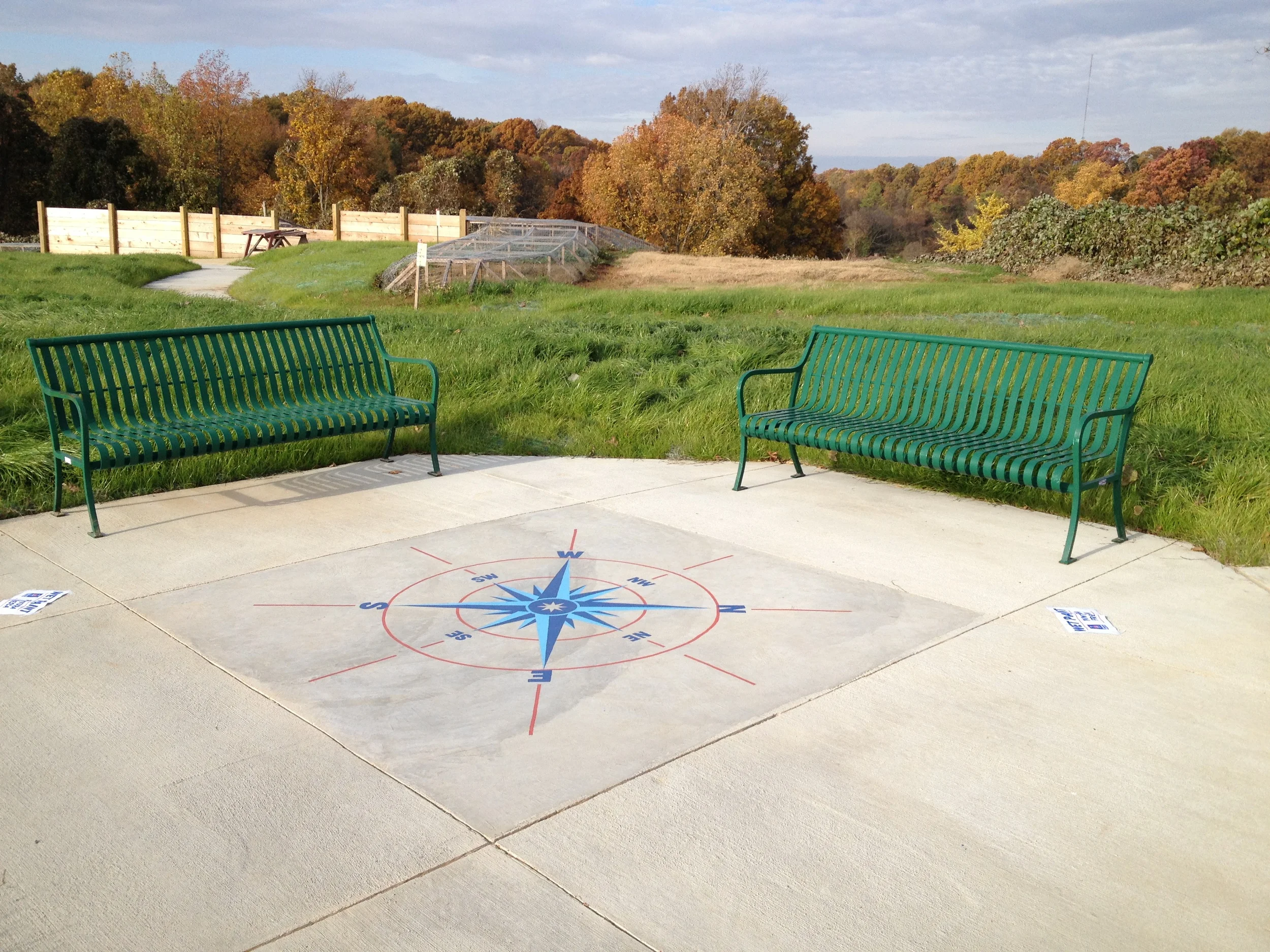 Battery C Compass Mural