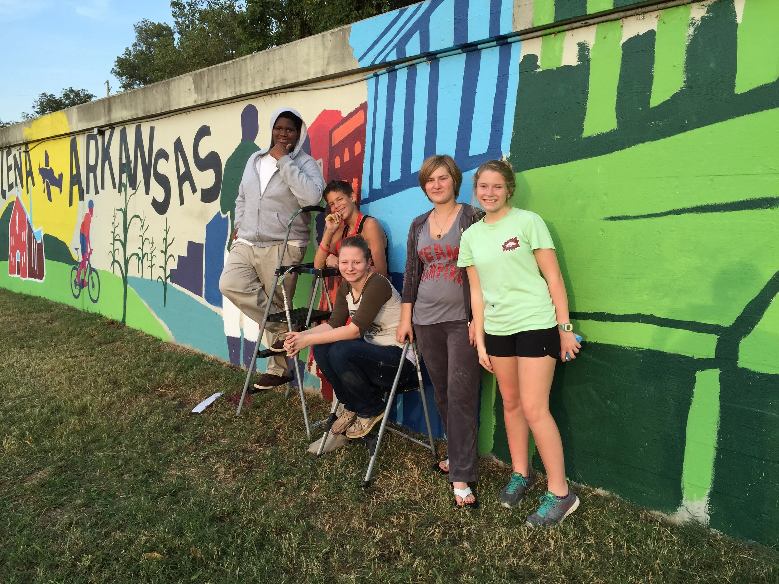 In Helena Arkansas Mural