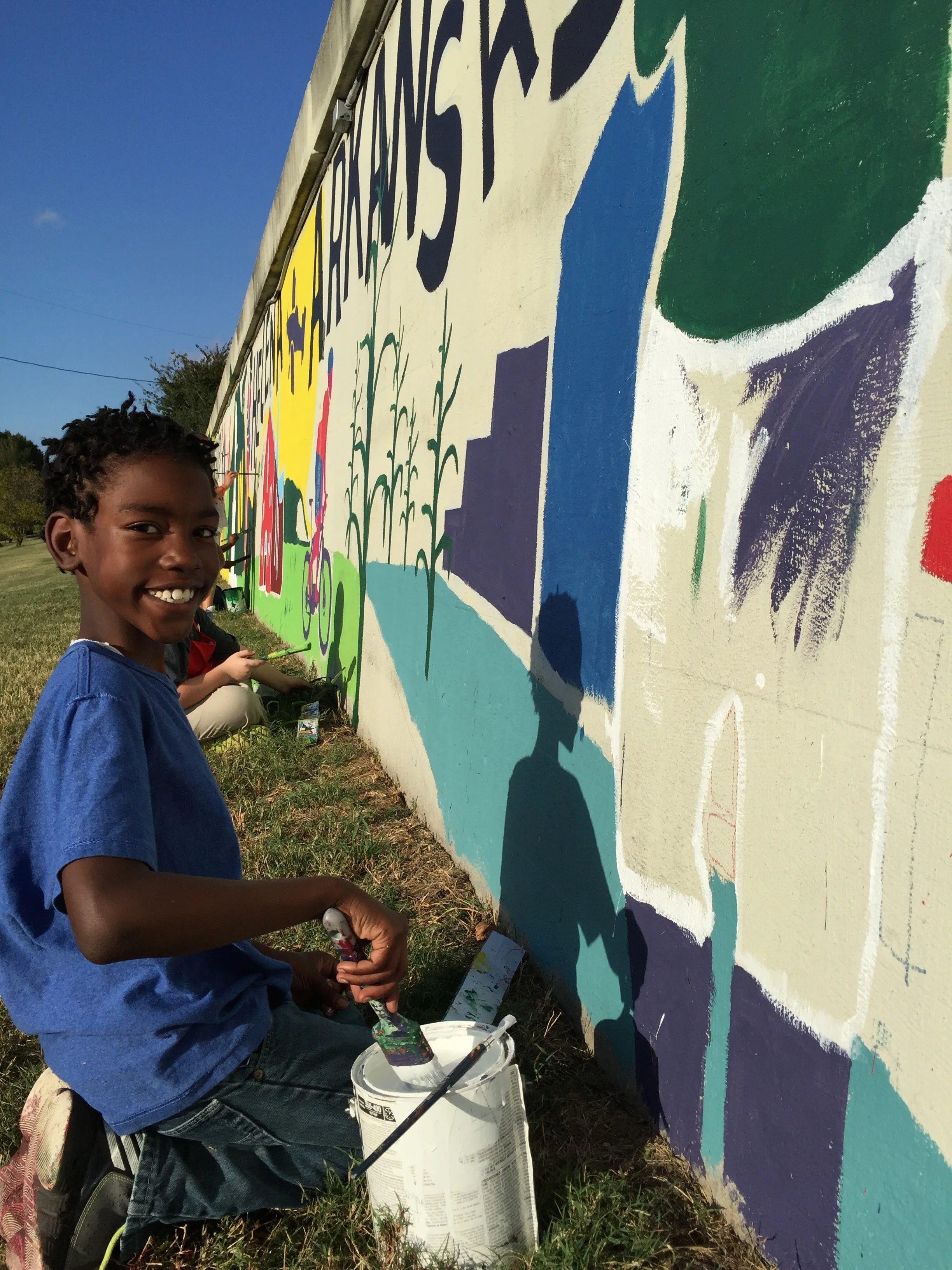 In Helena Arkansas Mural