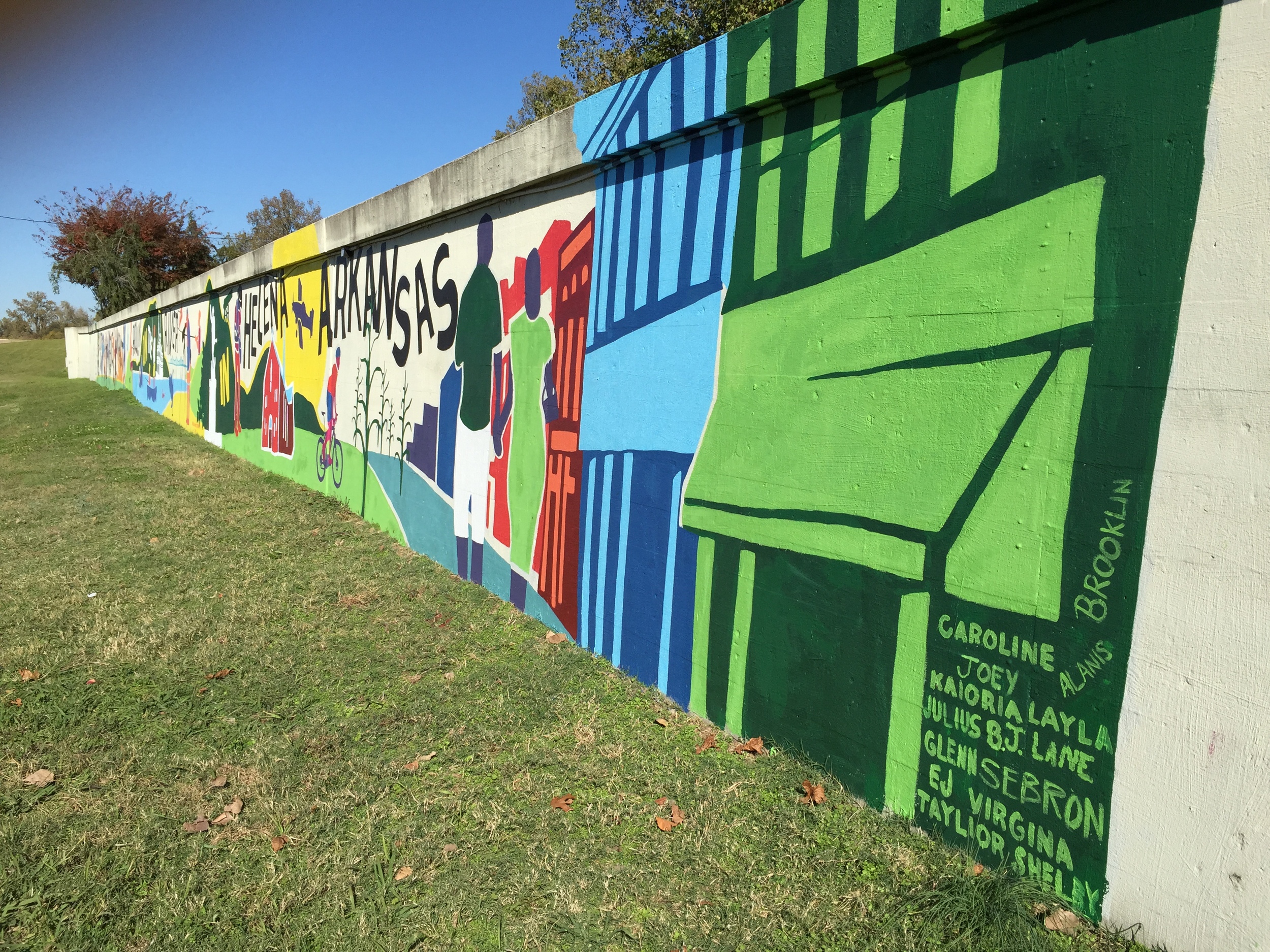 In Helena Arkansas Mural